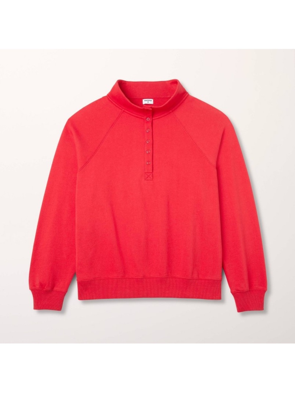 NWT Women Snap Mockneck Popover Sweatshirt PARKE x Target